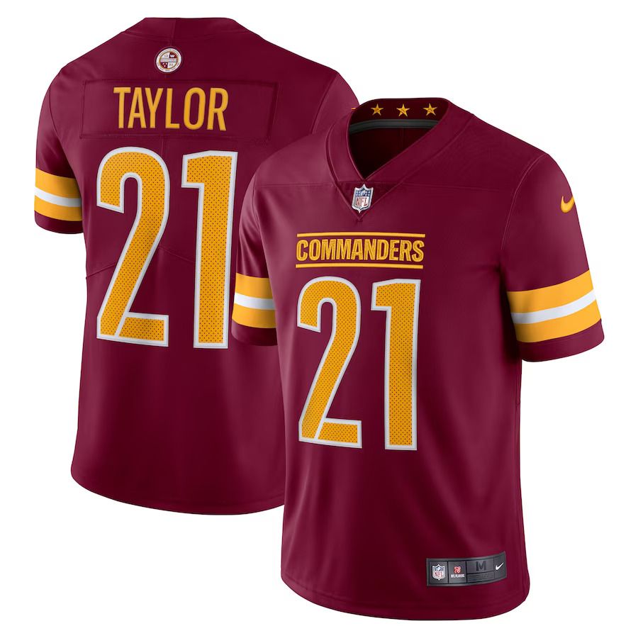 Men Washington Commanders #21 Sean Taylor Nike Burgundy 2022 Home Retired Player Limited NFL Jersey->washington commanders->NFL Jersey